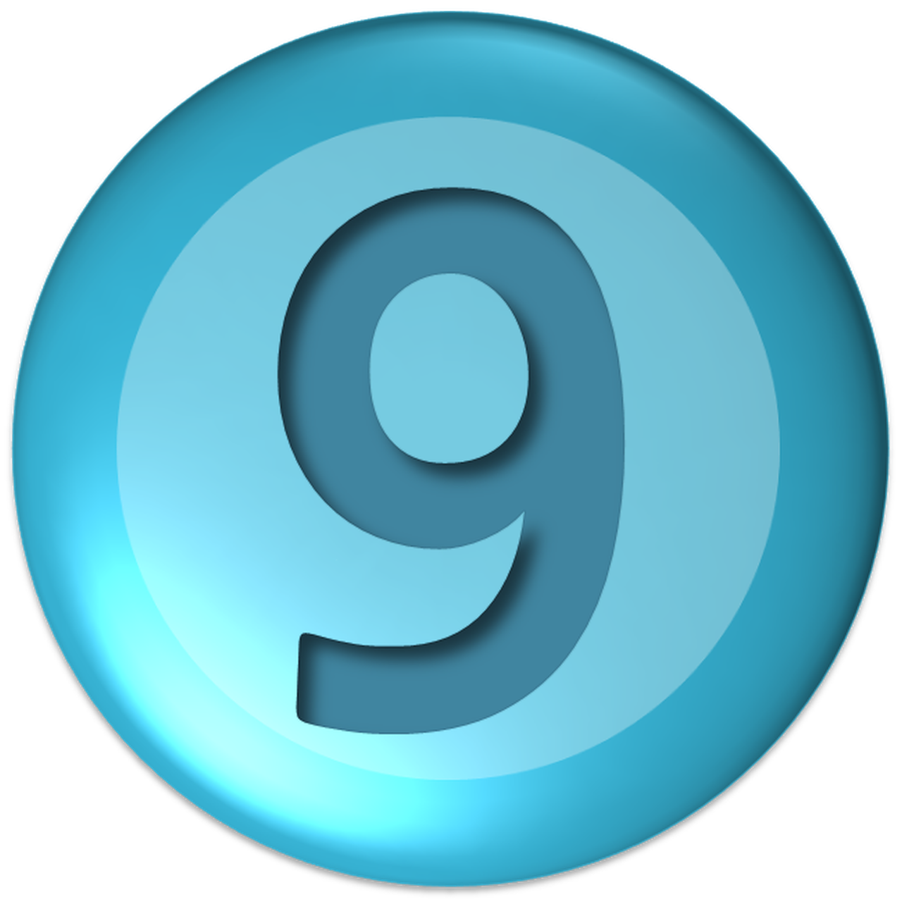Round Number Transparent PNG Image