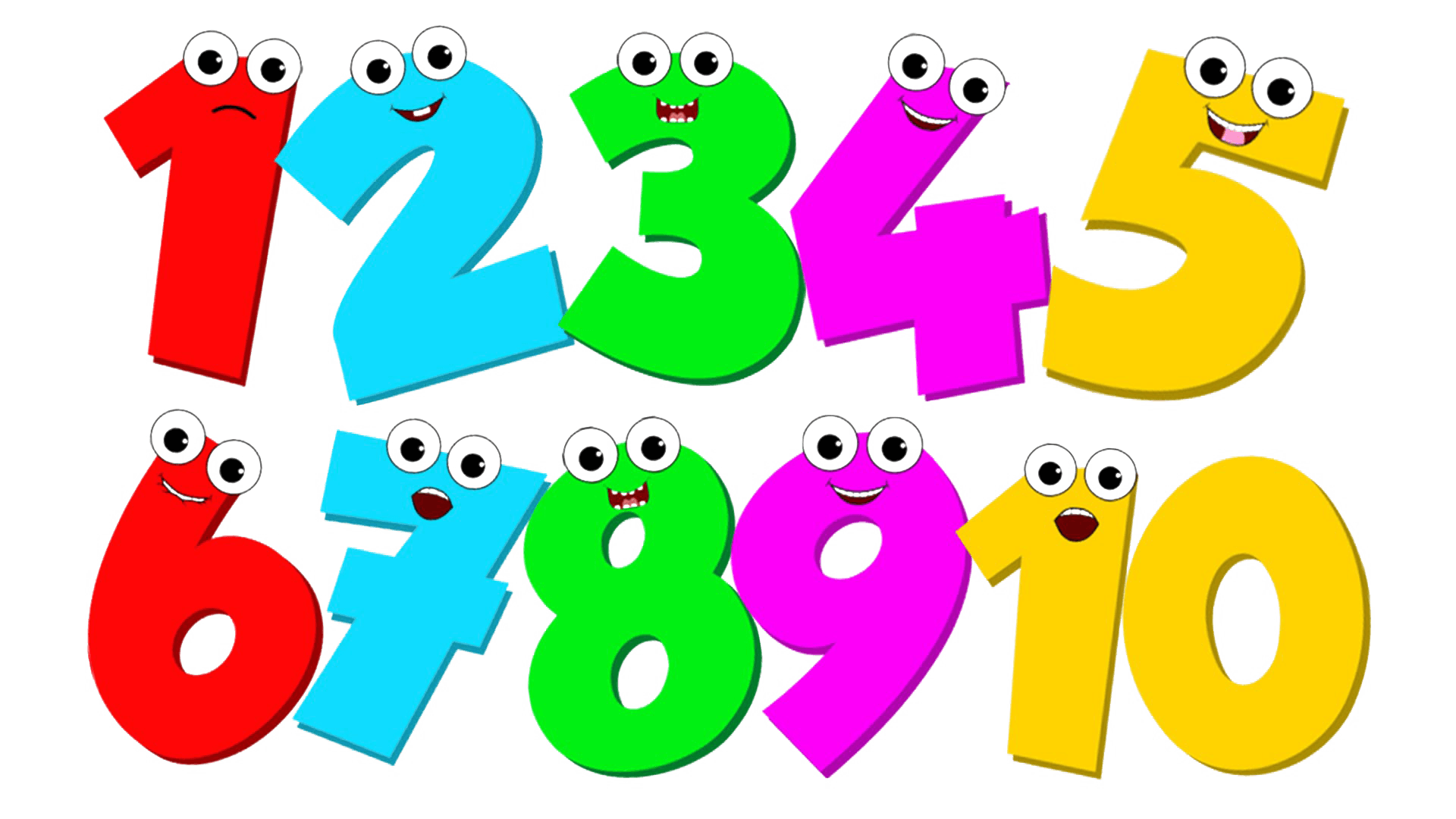 1 To Number Transparent PNG Image