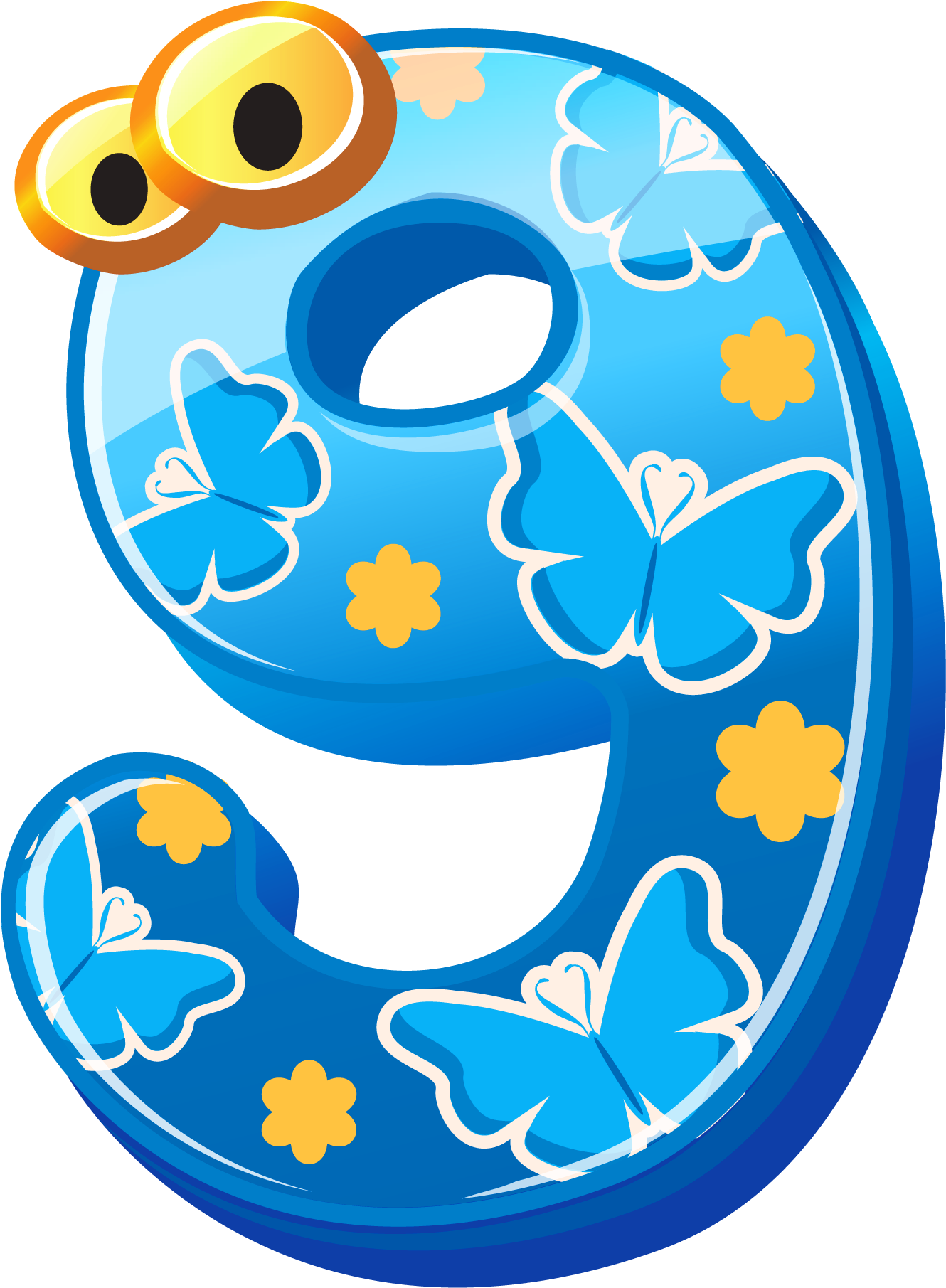 Cute Number Transparent PNG Image