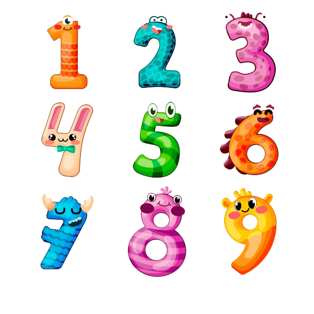1 To Number Transparent PNG Image