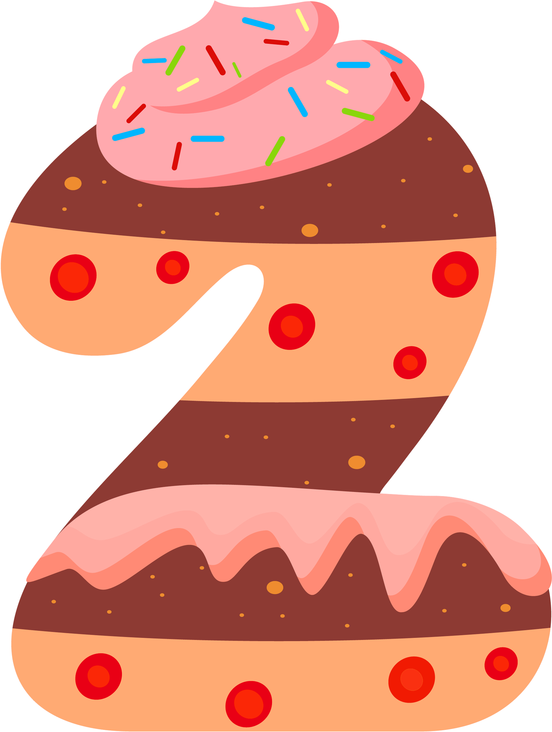 Cute Number Transparent PNG Image