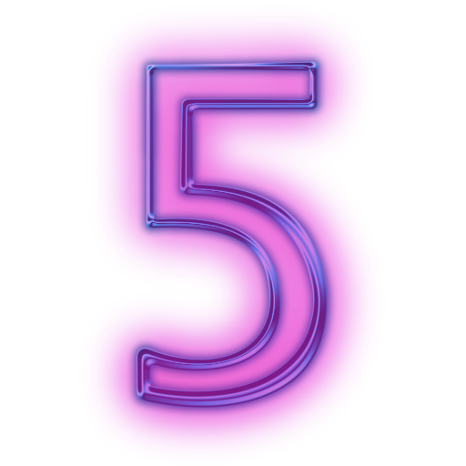 Stylish Number Transparent PNG Image