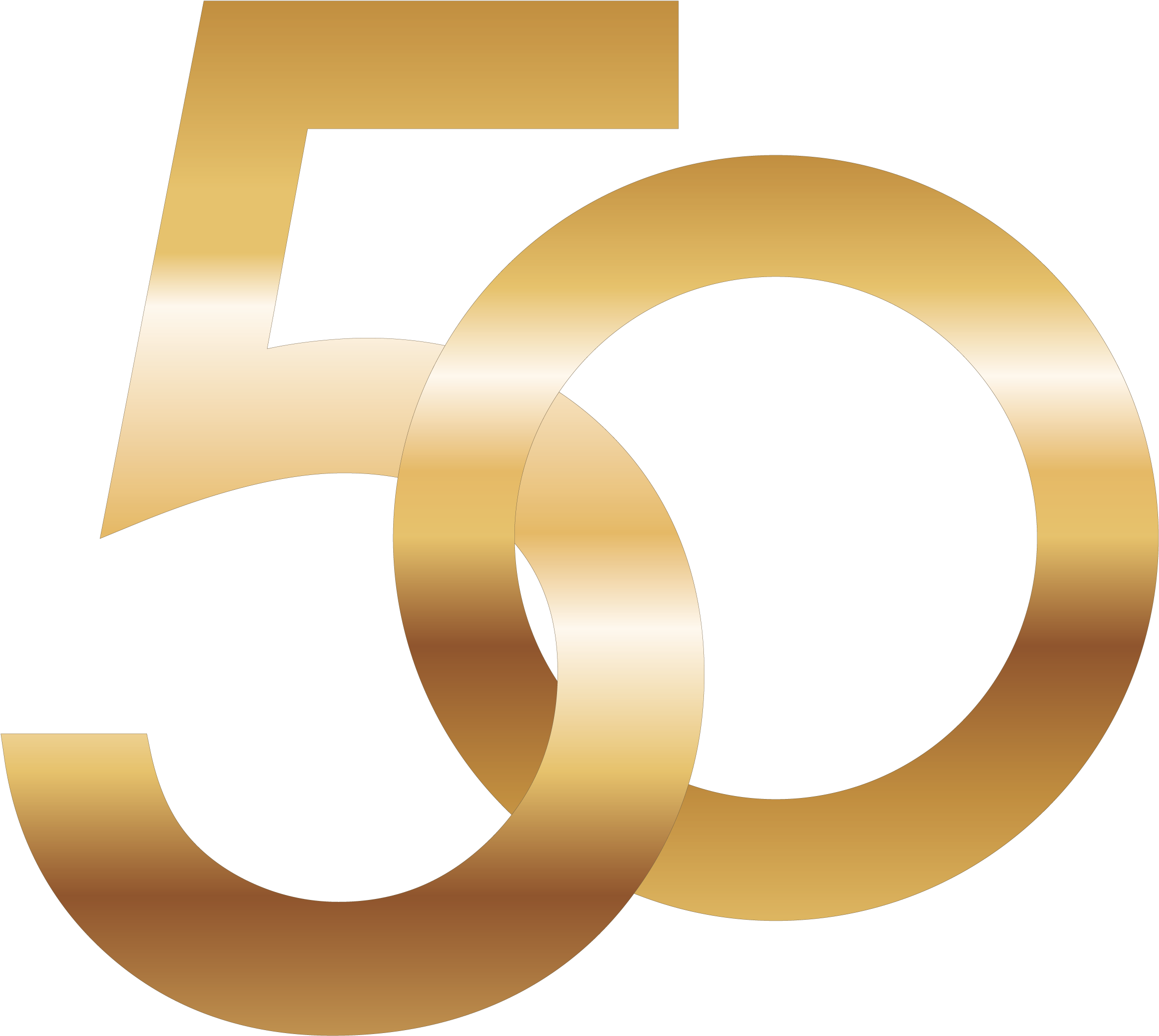 Pic Number Gold Transparent PNG Image