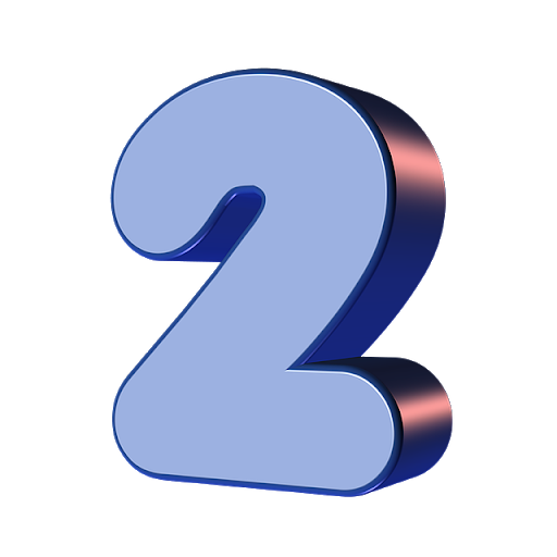 Stylish Number Transparent PNG Image