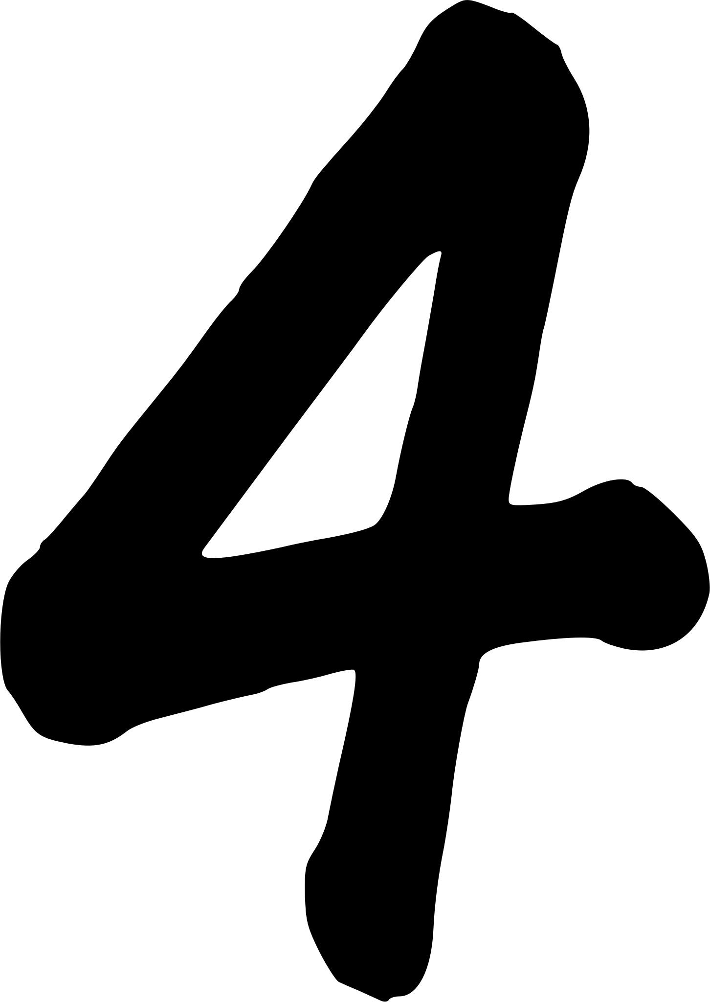 Black Number Transparent PNG Image