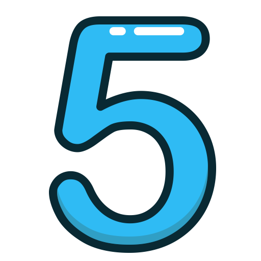 Stylish Number Transparent PNG Image