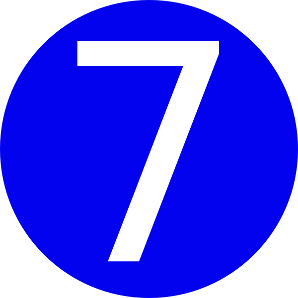 Round Number Transparent PNG Image