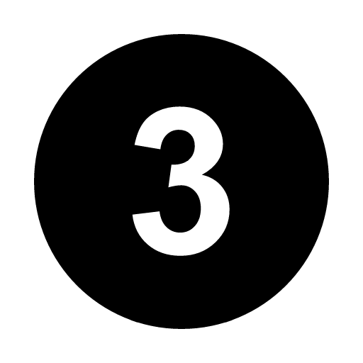 Black Number Transparent PNG Image