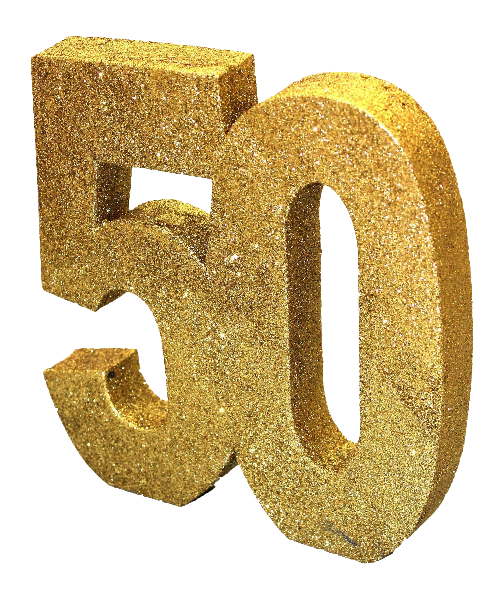 Glitter Number Transparent PNG Image