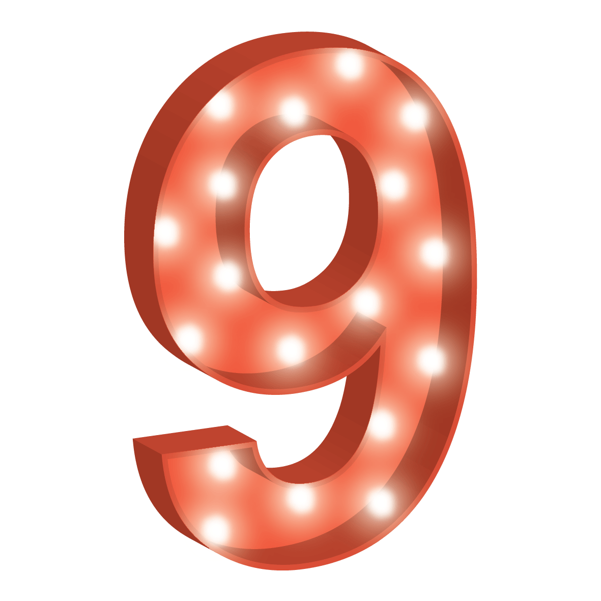 9 Number Transparent PNG Image