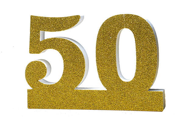 50 Number Transparent PNG Image
