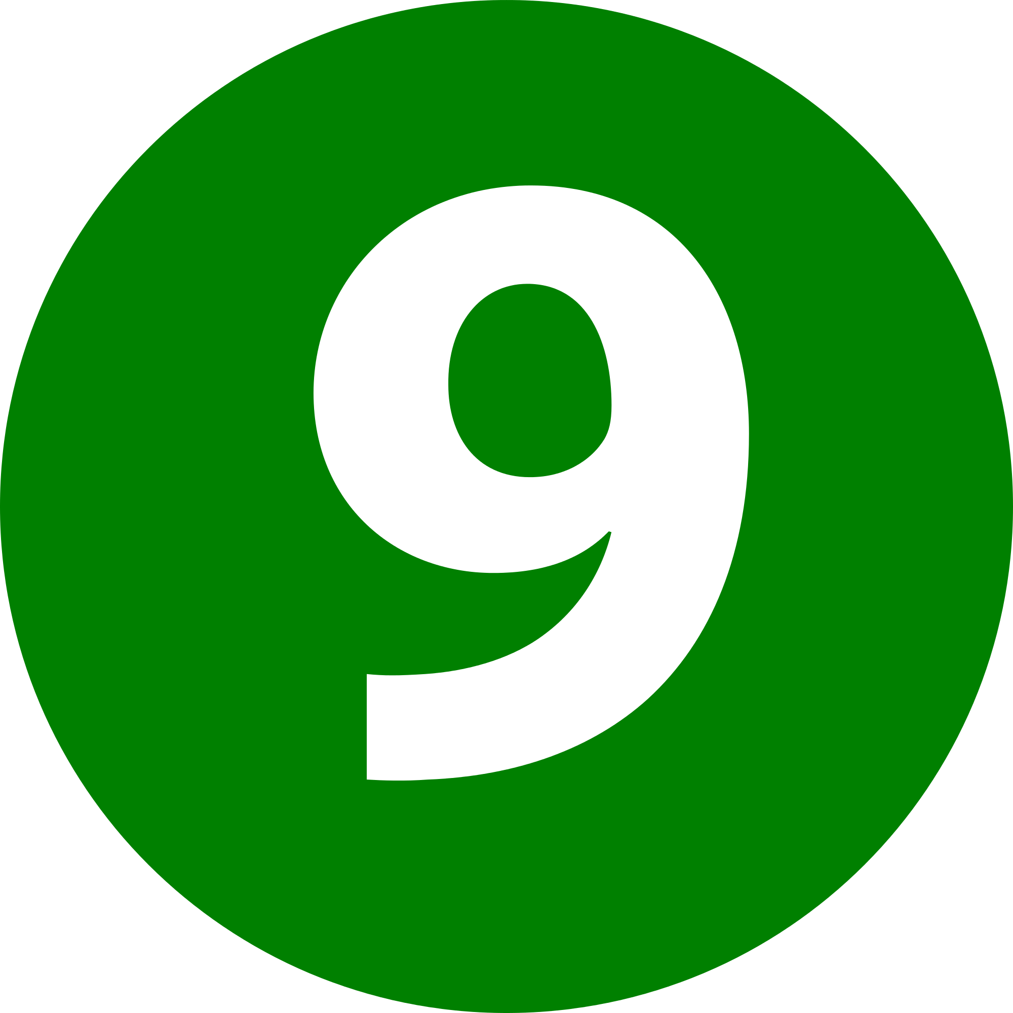9 Number Transparent PNG Image