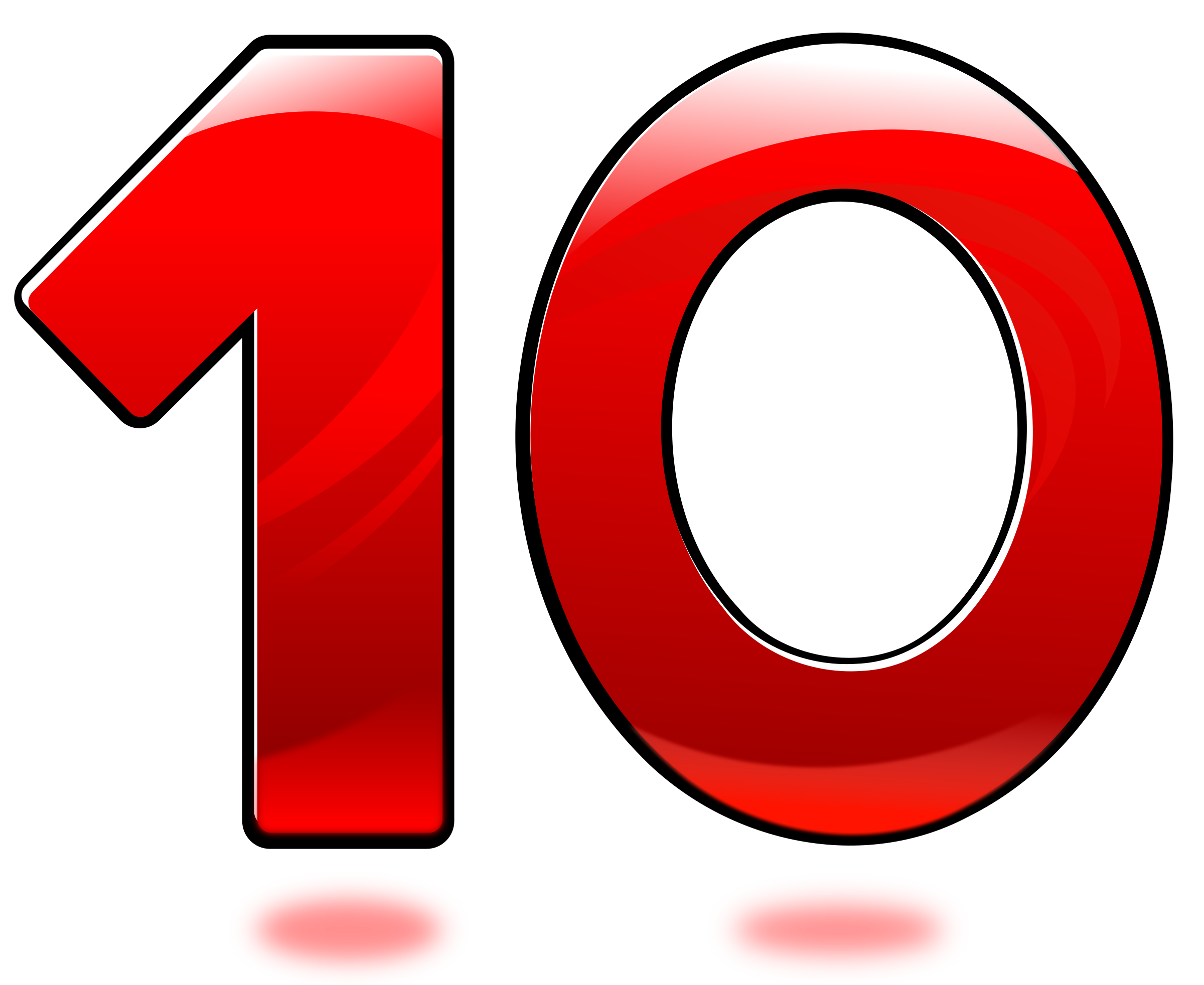 10 Number Transparent PNG Image