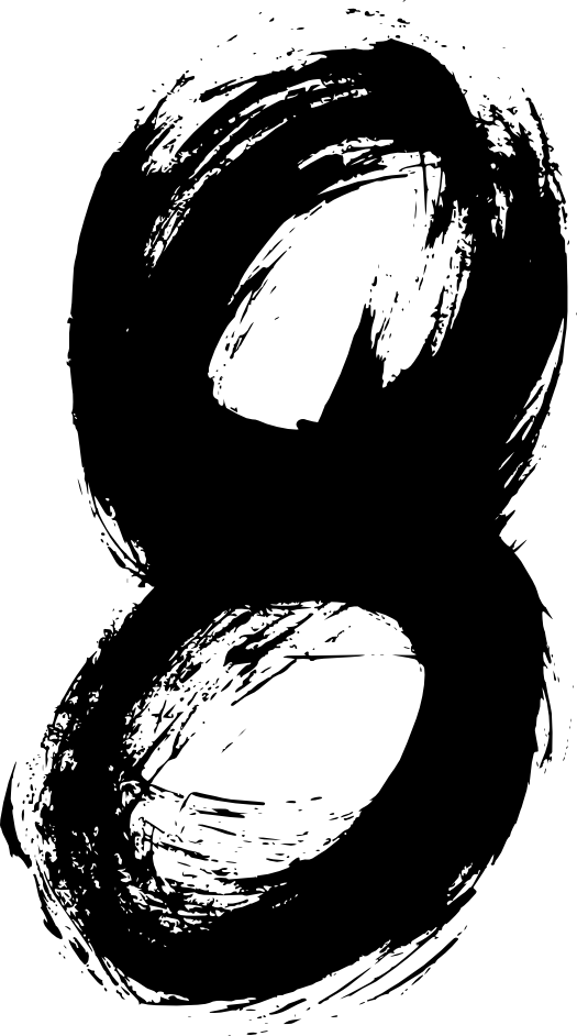 8 Number Transparent PNG Image
