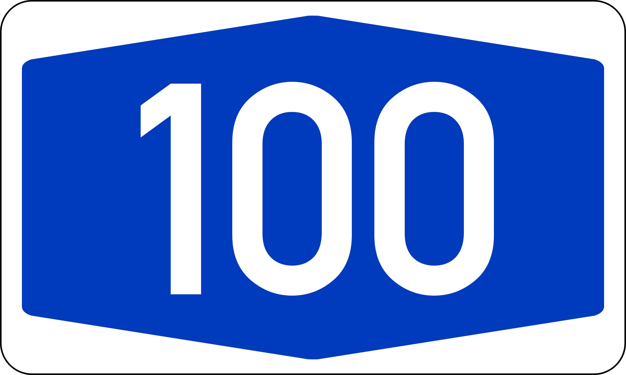 100 Number Transparent PNG Image