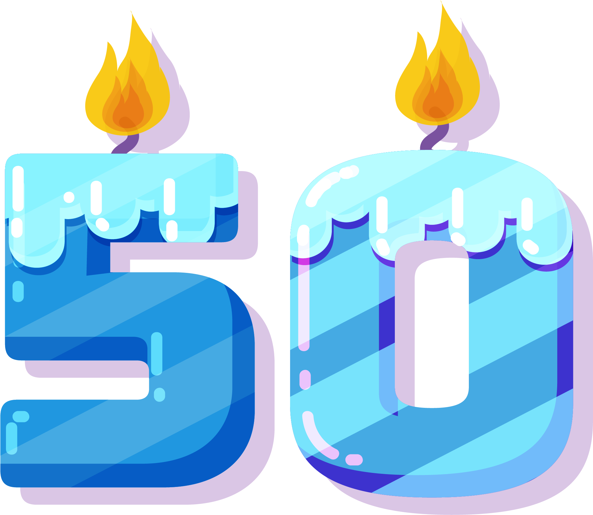 Pic 50 Number Transparent PNG Image