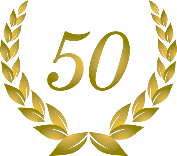 50 Number Transparent PNG Image