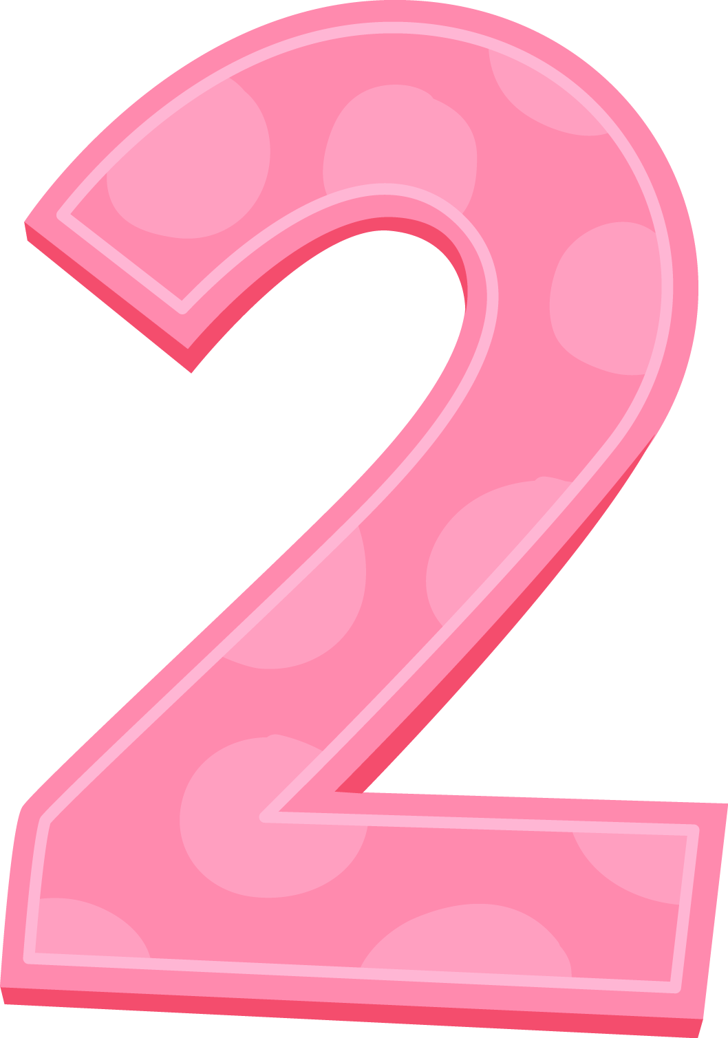 2 Number Transparent PNG Image
