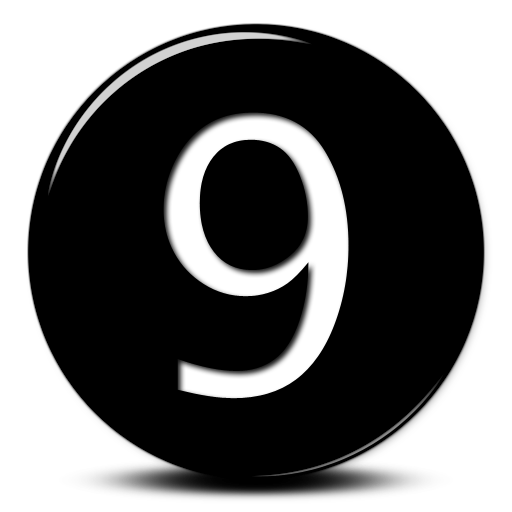 9 Number Transparent PNG Image
