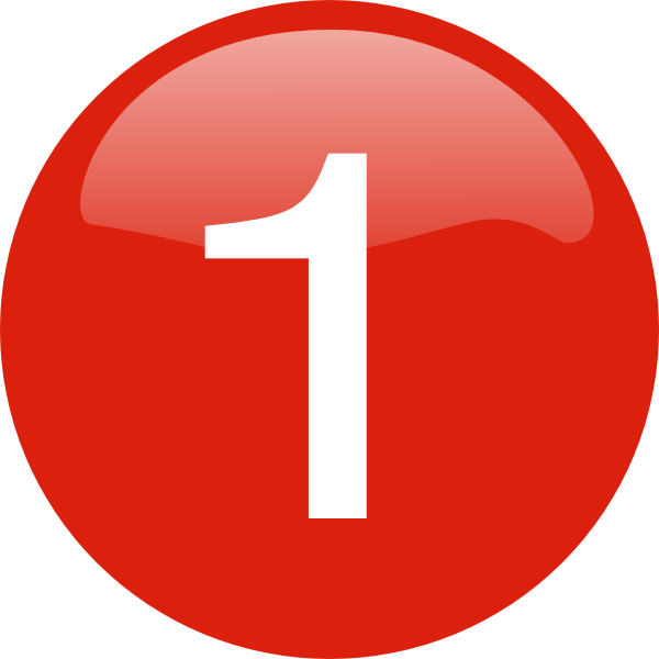 1 Number File Transparent PNG Image