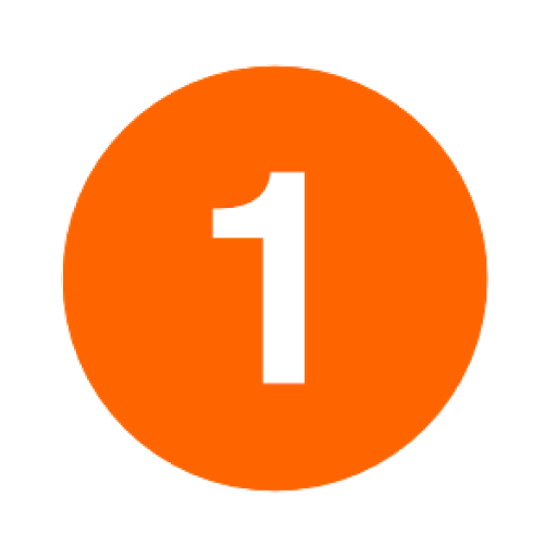 1 Number Transparent PNG Image