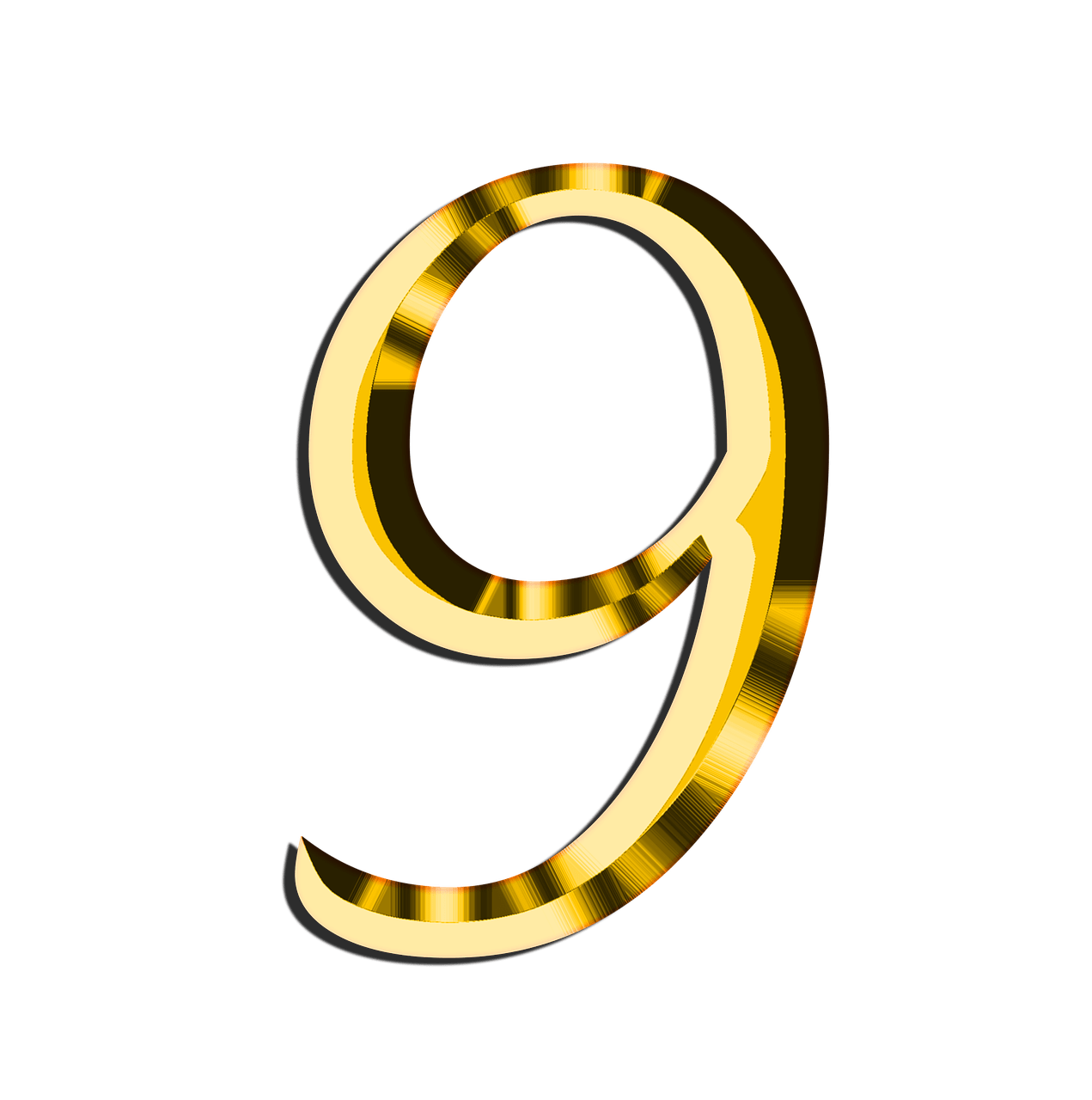 9 Number Transparent PNG Image