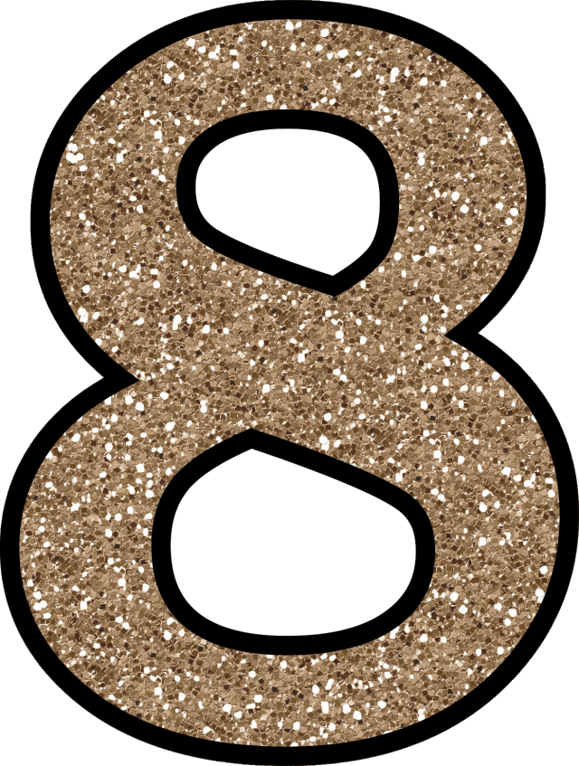 8 Number Transparent PNG Image