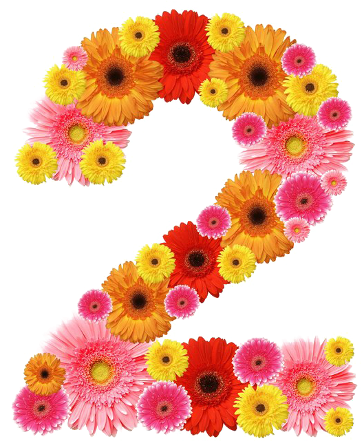 2 Number Transparent PNG Image