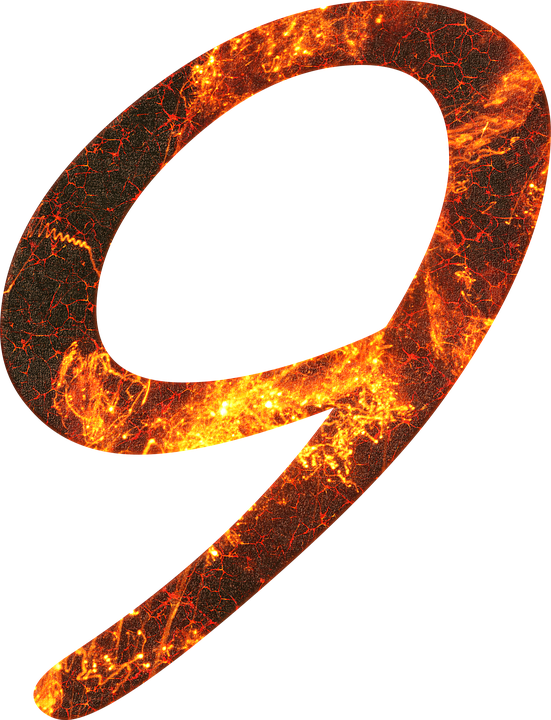 9 Number Transparent PNG Image