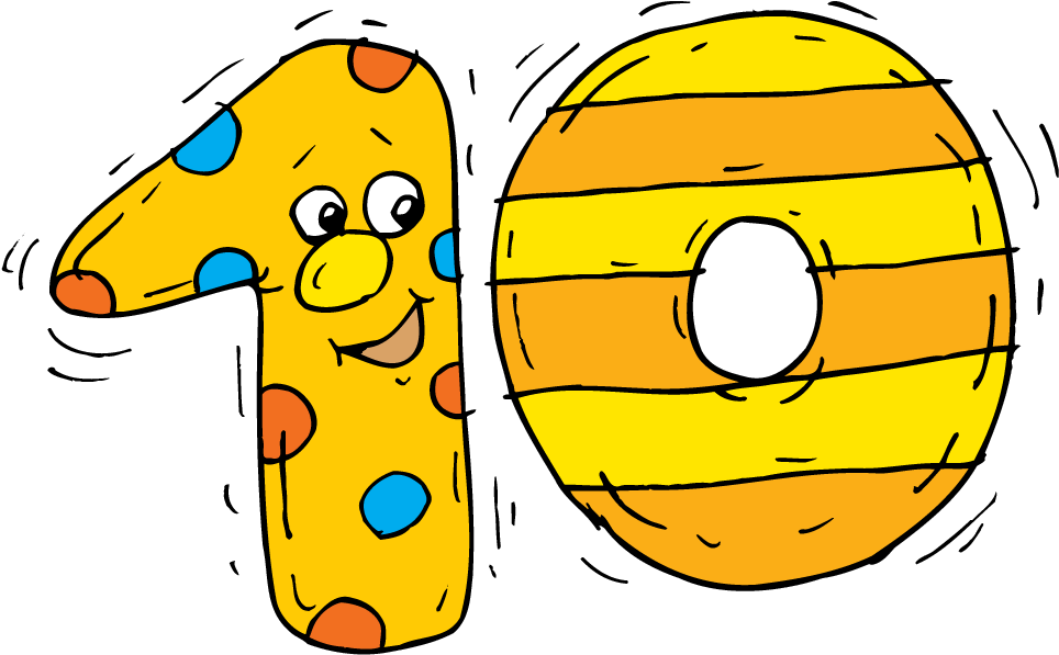 10 Number Transparent PNG Image