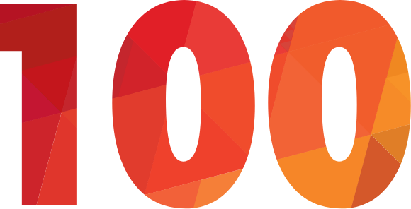100 Number Transparent PNG Image