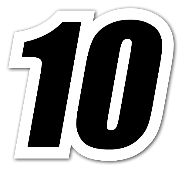 10 Number Transparent PNG Image