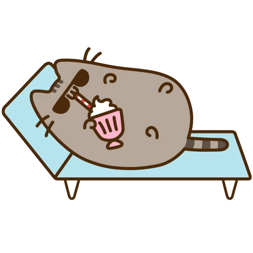 Telegram Pusheen Area Cat Transparent PNG Image