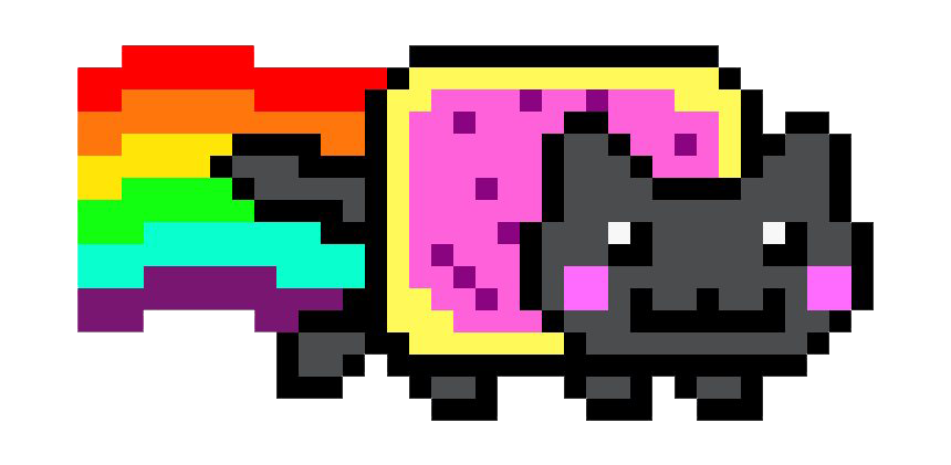 Cute Nyan Cat Transparent PNG Image