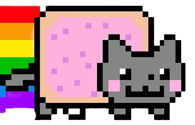 Cute Nyan Cat Transparent PNG Image