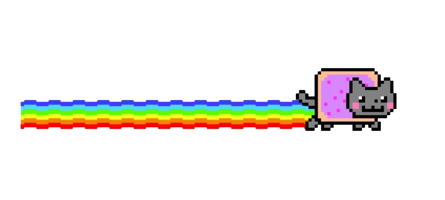 Cute Nyan Cat Transparent PNG Image