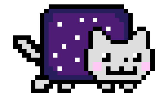 Cute Nyan Cat Transparent PNG Image