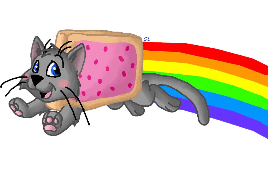 Cute Nyan Cat Transparent PNG Image