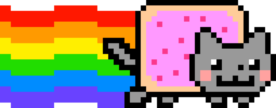 Cute Nyan Cat Transparent PNG Image