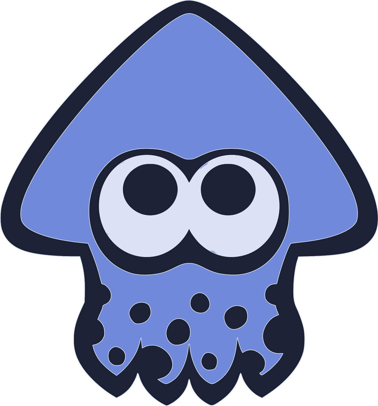 Splatoon Smile Squid Nose Transparent PNG Image