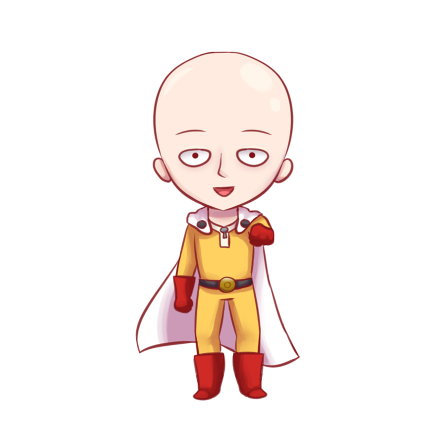Saitama Man Punch One Transparent PNG Image