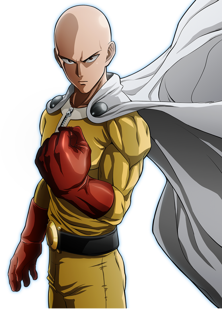Saitama Man Punch One Transparent PNG Image