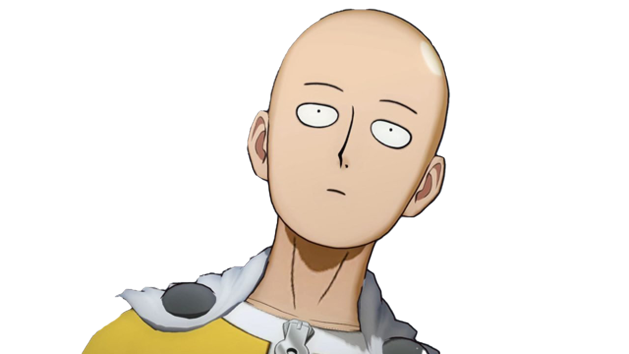 Saitama Man Punch One Transparent PNG Image