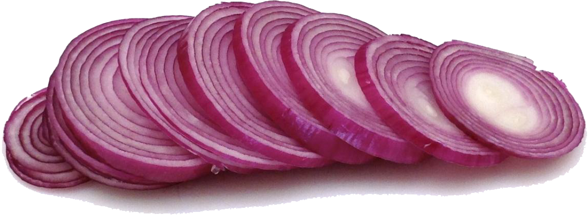 Slice Onion Transparent PNG Image