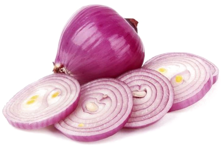 Slice Onion Transparent PNG Image