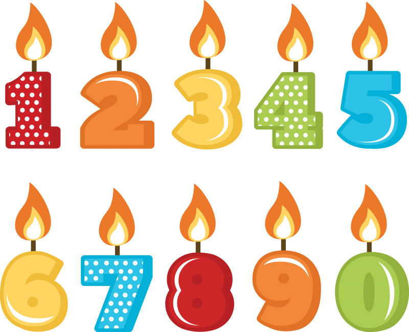 Cake Candle Birthday Food Pattern Transparent PNG Image
