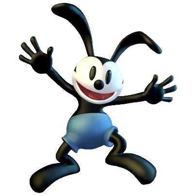 Oswald The Lucky Rabbit Background Transparent PNG Image