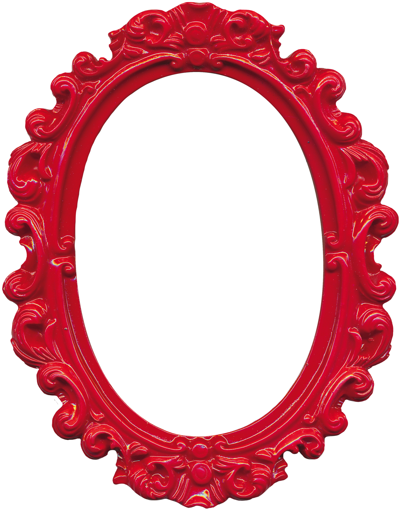 Flower Frame Film Oval Exquisite Transparent PNG Image