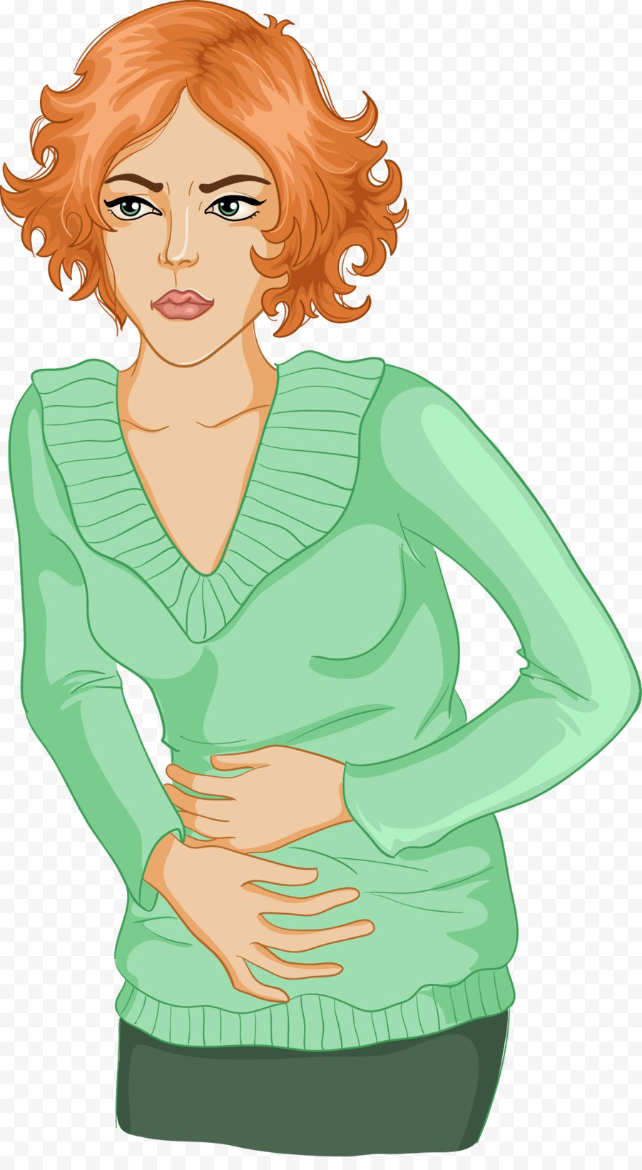 Pain In Stomach Transparent PNG Image