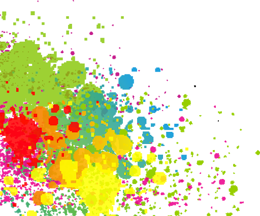Color Paint Art Transparent PNG Image